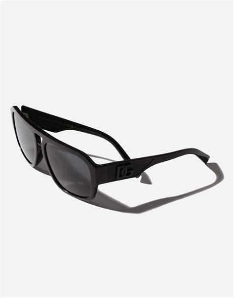 DG Crossed sunglasses in Black for Men .